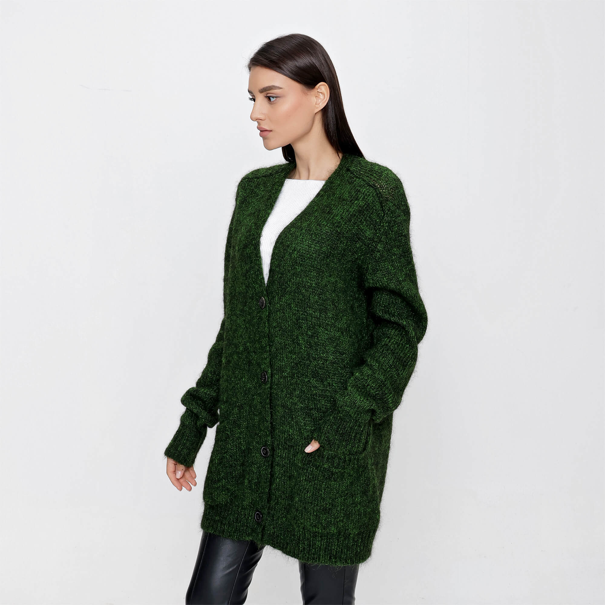 Isabel Marant - Green Mohair Cardigan